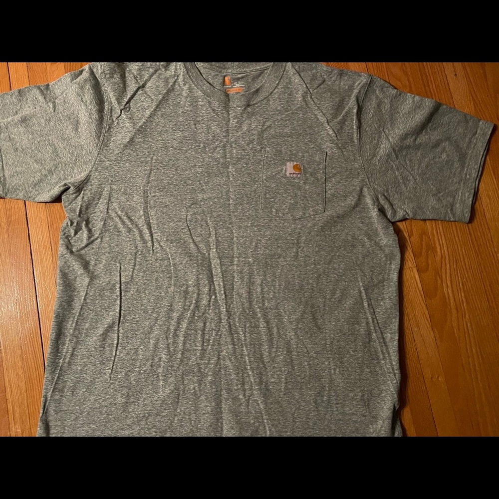 XL Carhartt t-shirt — greenish/grey — worn once
